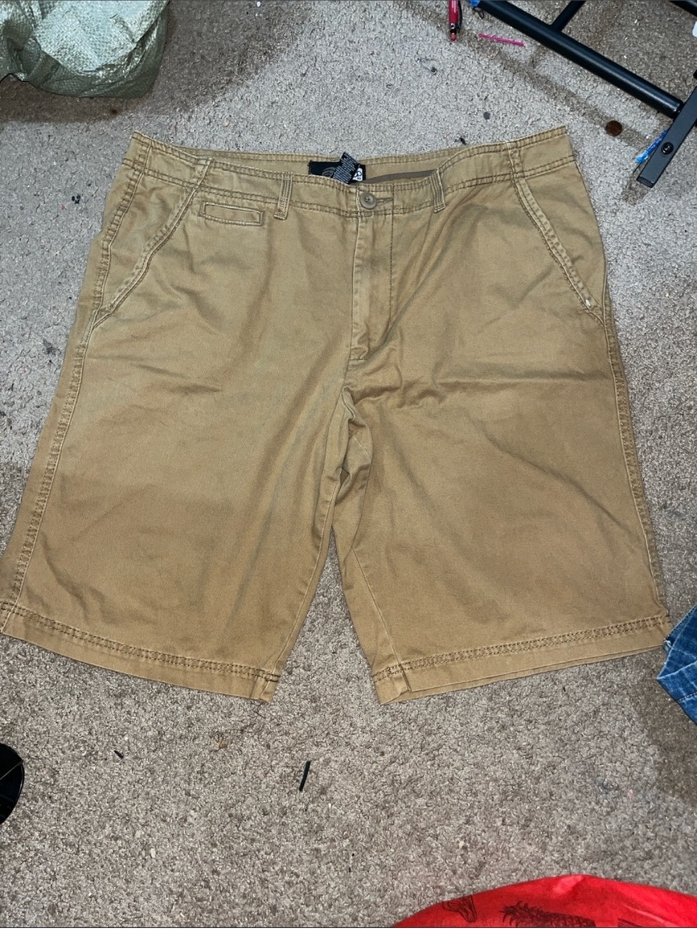 OP Men's Flat Front Shorts in Khaki